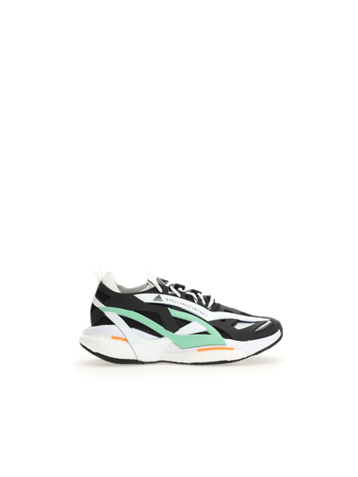 Shop Adidas By Stella Mccartney Sneakers In Cblack/ftwwht/bligrn
