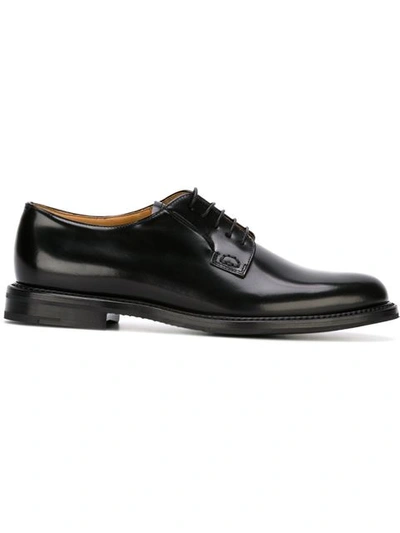 Church's Shannon Leather Derby Shoes In Black