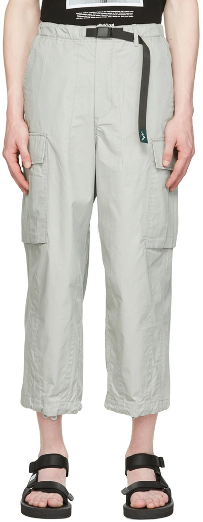 Shop Afield Out Grey Cotton Trousers