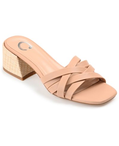 Shop Journee Collection Women's Moree Dress Sandals In Tan