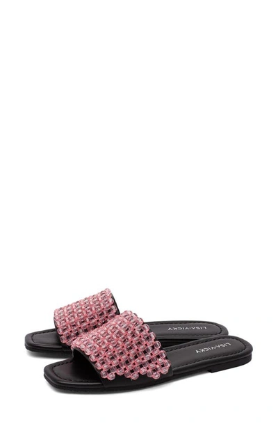 Shop Lisa Vicky Magical Slide Sandal In Pink