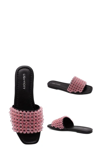 Shop Lisa Vicky Magical Slide Sandal In Pink