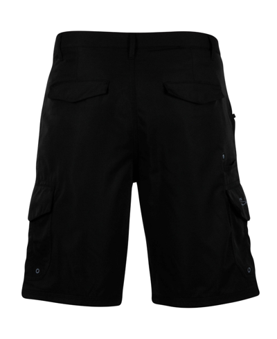 Shop Salt Life Men's La Vida Slx Fishing Shorts In Black
