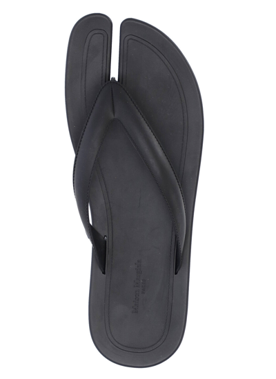 Shop Maison Margiela Sandals In Black Raven