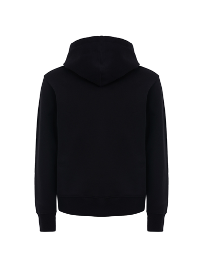 Shop Versace Jeans Couture Hoodie With Specs Neg Print In Black