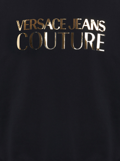 Shop Versace Jeans Couture Sweatshirt With Mirror Logo Print In 899 + 948