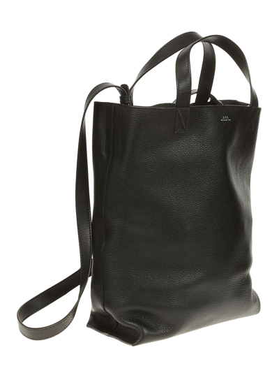 Apc Navy Maiko Medium Shopping Tote In Lzz Noir