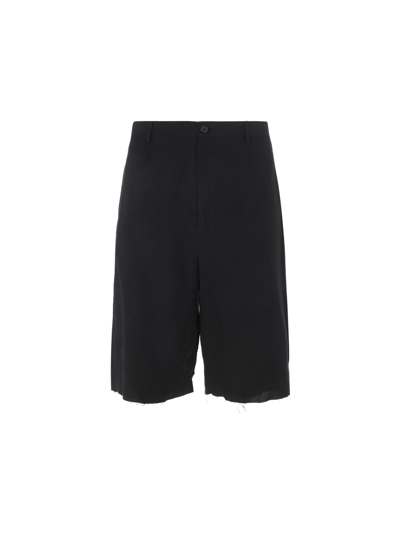 Shop Balenciaga Shorts In Black