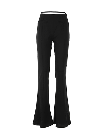 Shop Jacquemus Le Pantalon Tangelo In Black