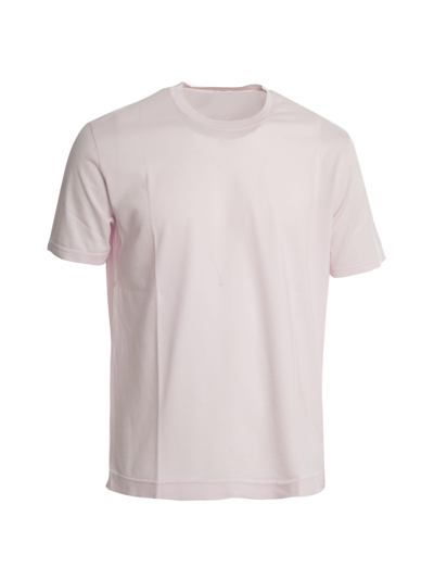 Shop Fedeli Crewneck T-shirt In Pink