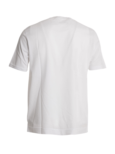Shop Fedeli Crewneck T-shirt In White