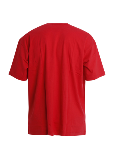 Shop Comme Des Garçons T-shirt In Red