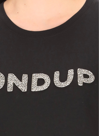 Shop Dondup Logo T-shirt In Black