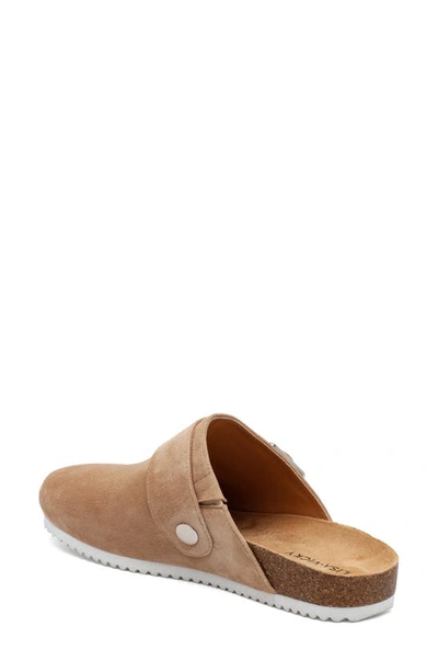 Shop Lisa Vicky Zest Mule In Tan Camel Suede