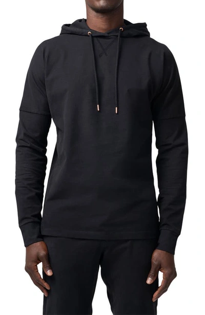 Shop Good Man Brand Japan Long Sleeve Pullover Hoodie In Black