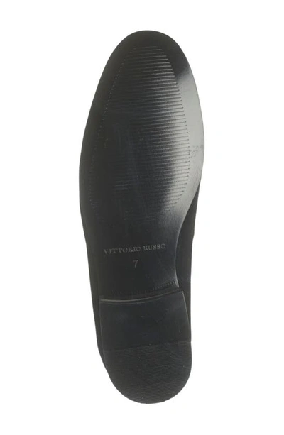 Shop Vittorio Russo Pierre Slip-on Loafer In Velvet Black