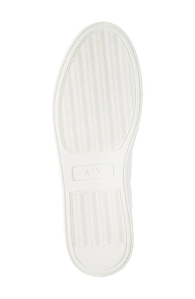 Shop Armani Exchange Ax  Low Top Sneaker In Solid White