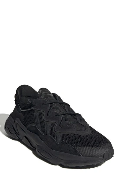 Adidas Originals Ozweego Pure Sneakers In Triple Black | ModeSens