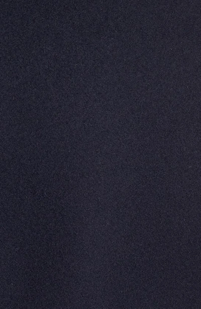 Mackage Elodie Double Breasted Military Maxi Coat In Navy