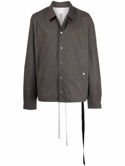 Shop Rick Owens Drkshdw Shirt-jacket In Black