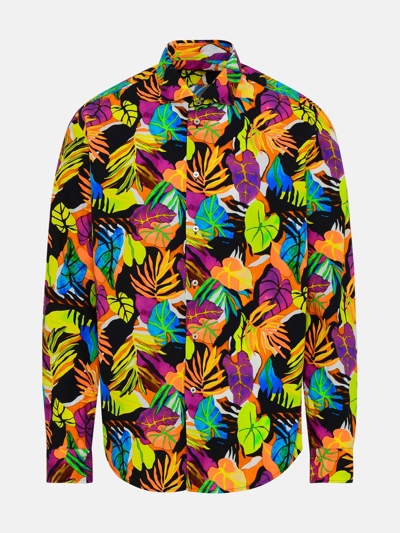 Shop Brian Dales Multicolored Cotton Shirt