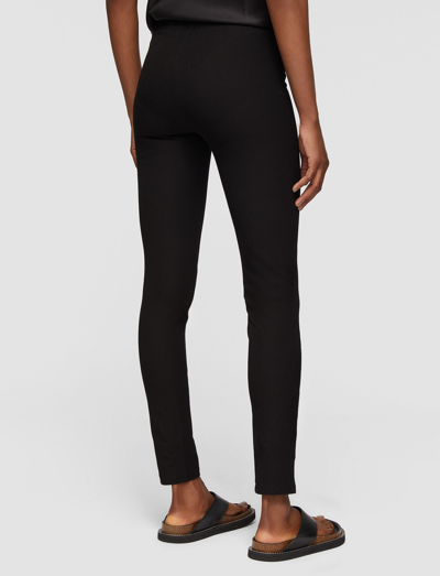 Shop Joseph Gabardine Stretch Leggings In Black