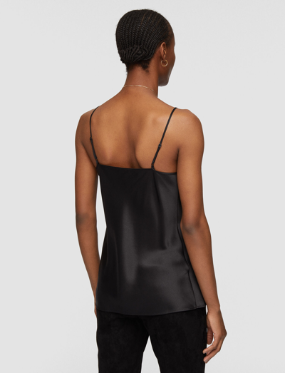Joseph Clea Silk-charmeuse Cami Top In Black