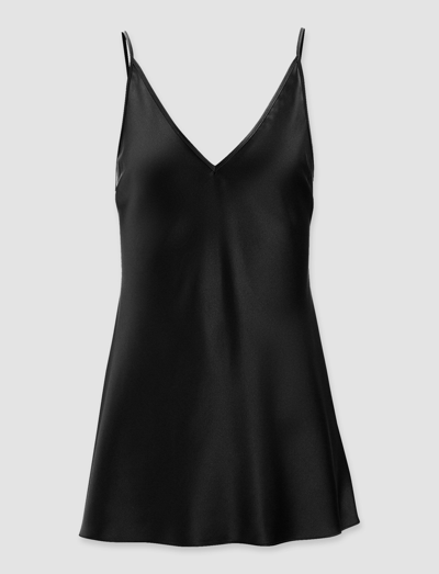 Shop Joseph Silk Satin Clea Camisole In Black