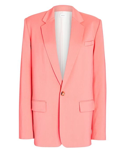 Shop A.l.c Dakota Oversized Jacket In Pink