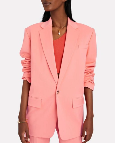 Shop A.l.c Dakota Oversized Jacket In Pink