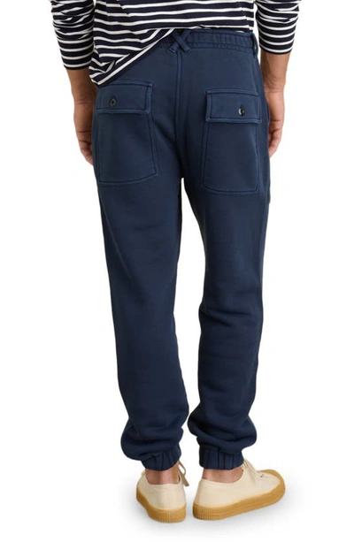 Shop Alex Mill Field French Terry Joggers In Dark Navy