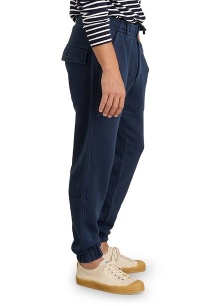 Shop Alex Mill Field French Terry Joggers In Dark Navy