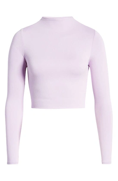 Shop Naked Wardrobe The Nw Crop Top In Lavender