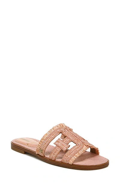 Shop Sam Edelman Woven Bay Slide Sandal In Canyon Clay