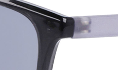 Shop Nike State 55mm Sunglasses In Anthracite/ Silver Flash