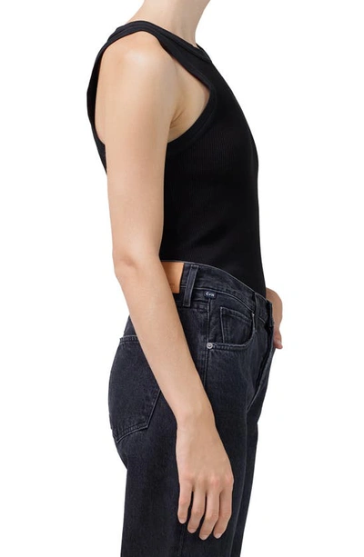 Citizens Of Humanity Black Isabel Tank Top In Black