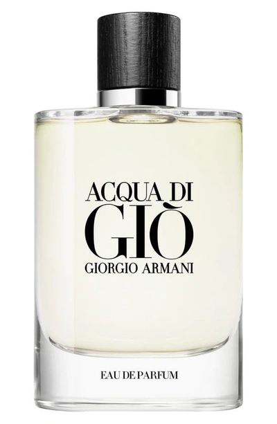 Shop Giorgio Armani Acqua Di Giò Refillable Eau De Parfum, 4.2 oz In Regular