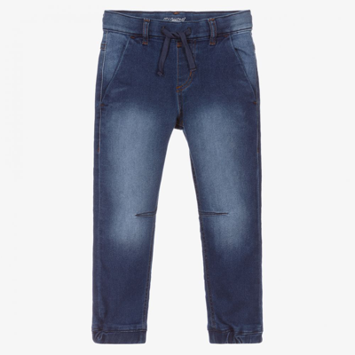 Shop Minymo Boys Blue Stretch Denim Jeans