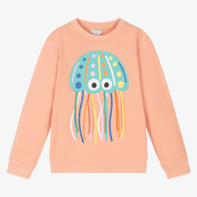 Shop Stella Mccartney Teen Pink Jellyfish Sweatshirt