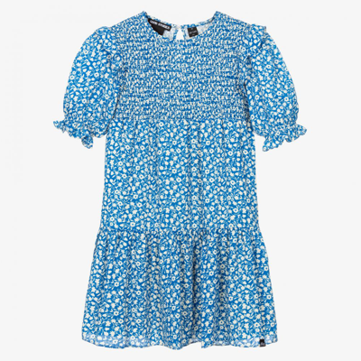 Shop Nik & Nik Teen Girls Blue Floral Dress