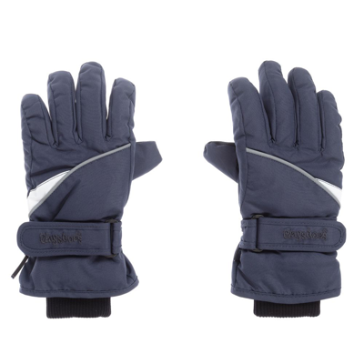 Shop Playshoes Navy Blue Ski Gloves