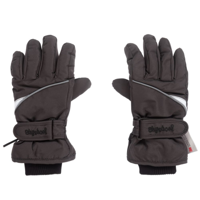 Shop Playshoes Black Ski Gloves