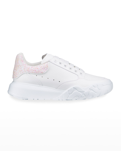 Shop Alexander Mcqueen Court Trainer Sneakers In White-mult