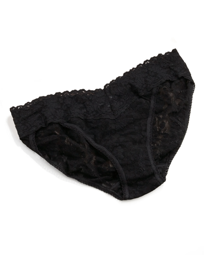 Shop Hanky Panky Signature Lace V-kini Briefs In Black