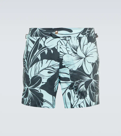 花卉泳裤