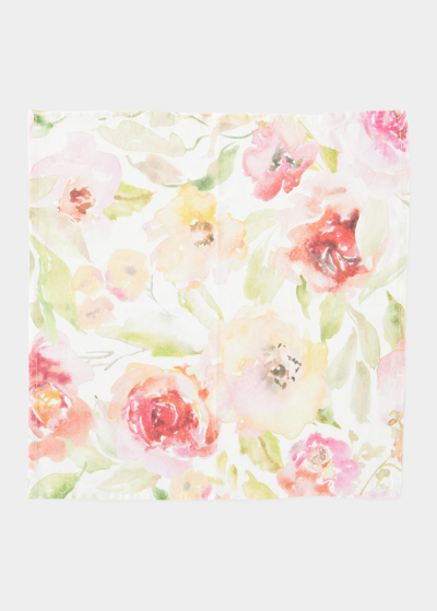 Shop Arte Italica Watercolor Floral Linen Napkin