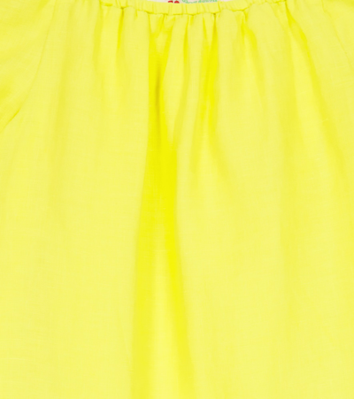 Bonpoint Kids Yellow Ariel Dress In Yellow
