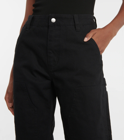 Wardrobe.nyc X Carhartt Wip High-rise Cropped Jeans In Black
