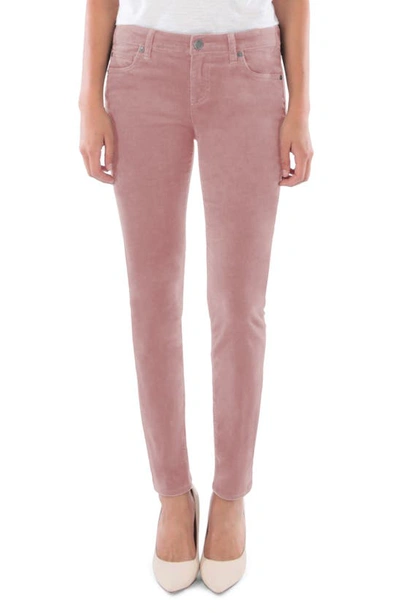 Shop Kut From The Kloth Diana Stretch Corduroy Skinny Pants In Rose