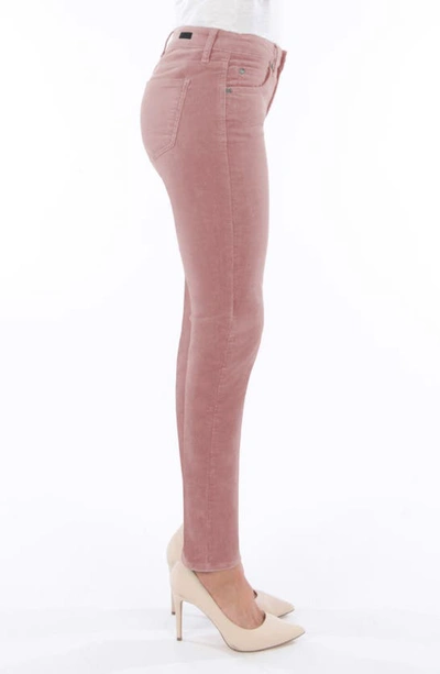 Kut From The Kloth Diana Stretch Corduroy Skinny Pants In Rose
